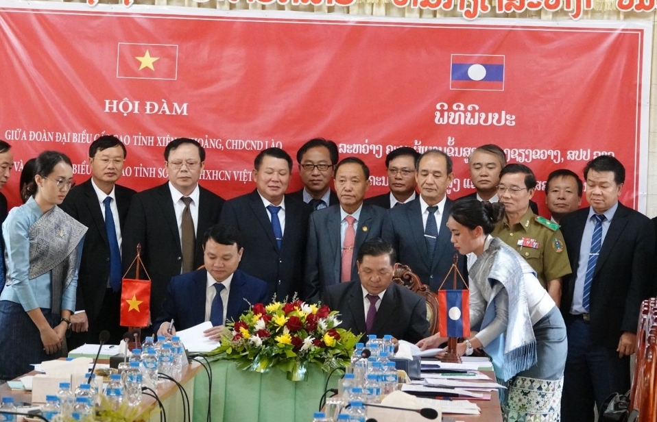 Провинция Сиангкхуанг (Лаос) и Сонла подписали Соглашение о всестороннем сотрудничестве