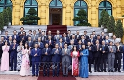 Президент Вьетнама провел встречу с МИД по случаю 77-летия образования сферы иностранных дел