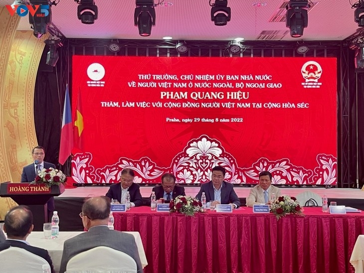 Вьетнамская община является важным мостом в традиционной дружбе между Вьетнамом и Чехией