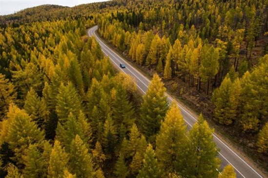 Уникальная красота Сибири в середине осени