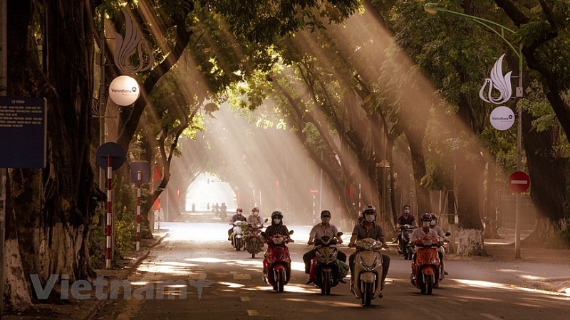 Самая красивая улица столицы Ханоя осенью