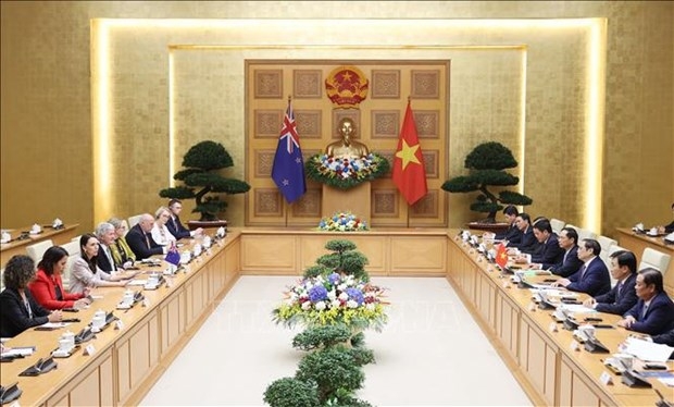 Премьер-министр Фам Минь Чинь провел переговоры с премьер-министром Новой Зеландии