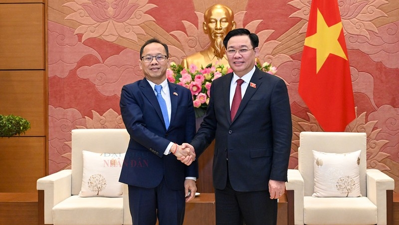 Председатель НС Выонг Динь Хюэ принял Посла Камбоджи
